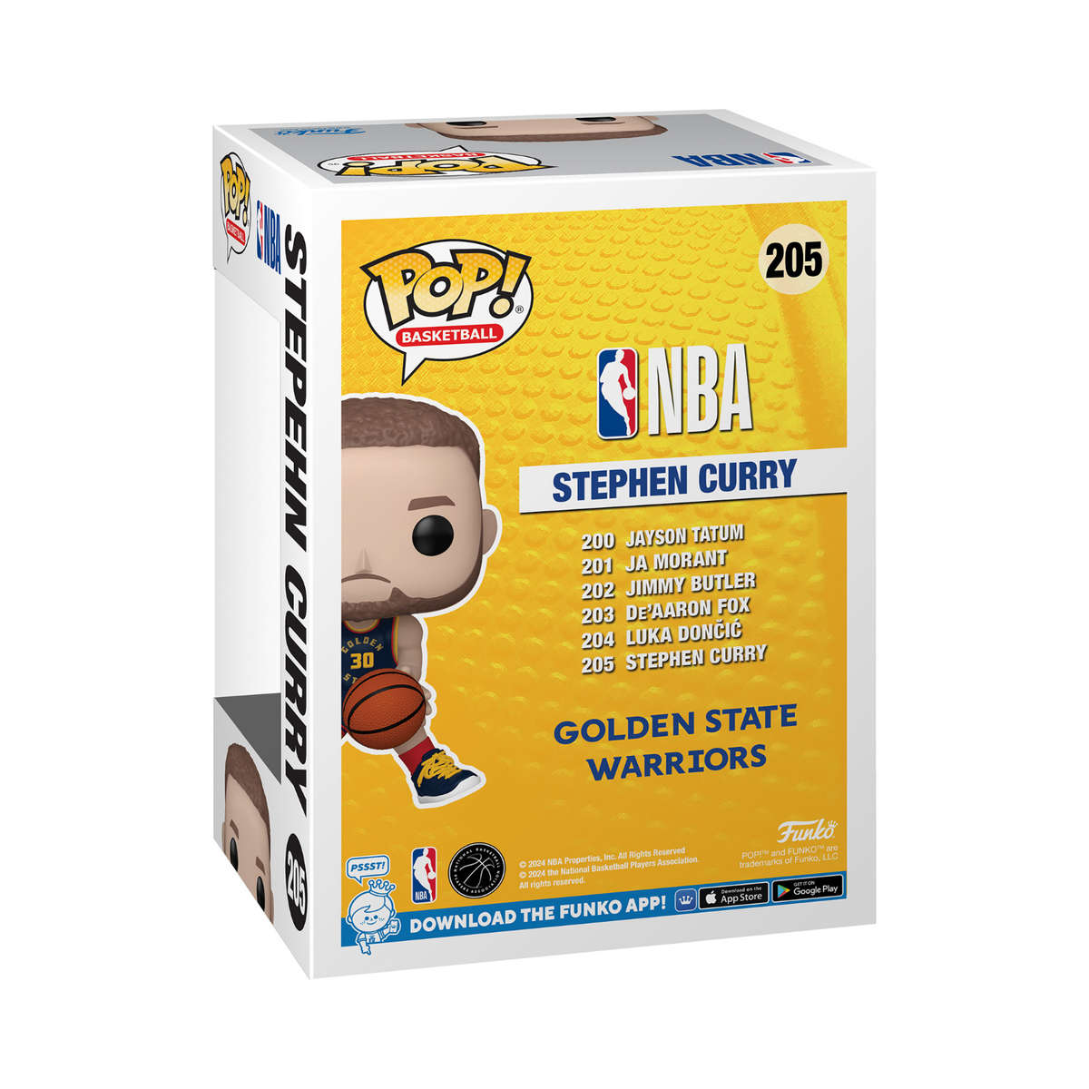 Stephen Curry - Golden State Warriors Funko Pop Figure #205
