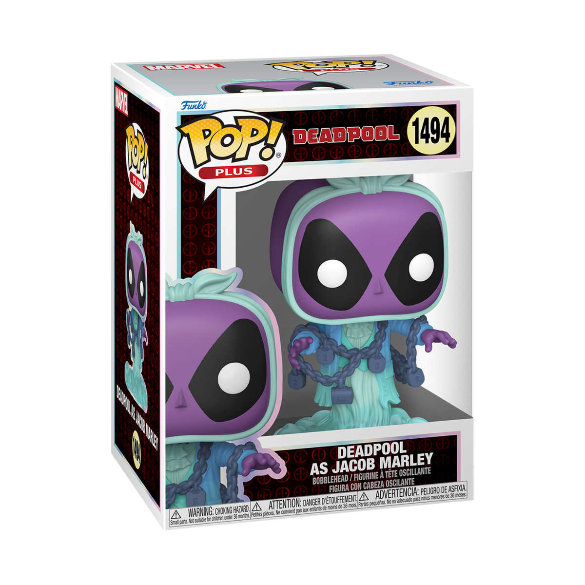 Deadpool as Jacob Marley - Funko Pop Bobblehead Vinyl Figure #1494