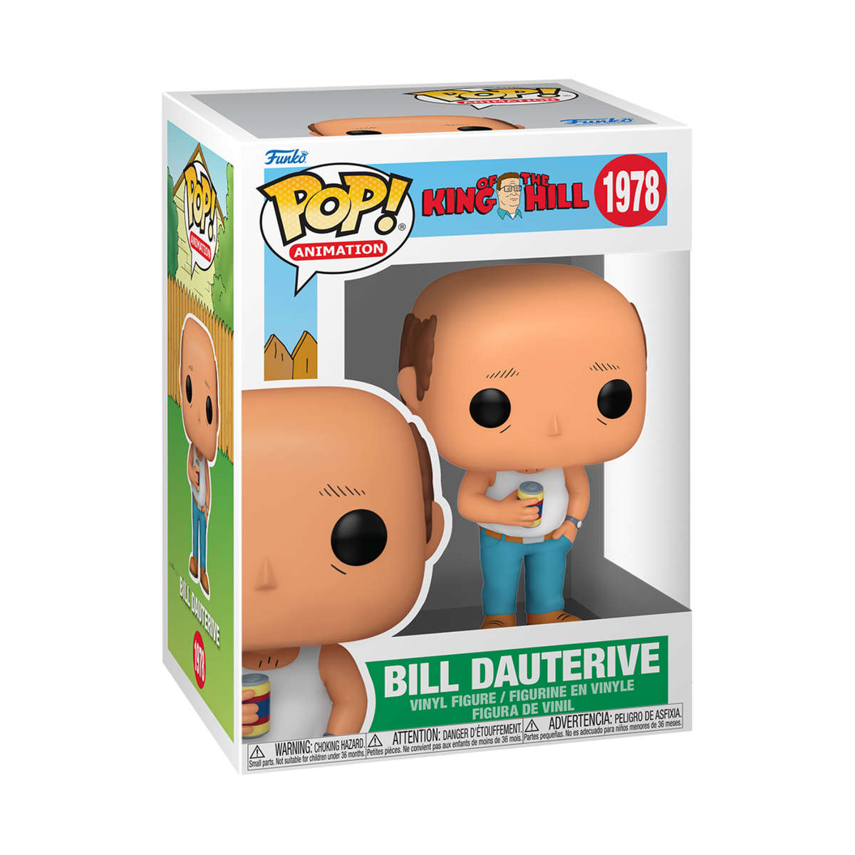 Bill Dauterive  King of the Hill Funko Pop Vinyl Figure #1978