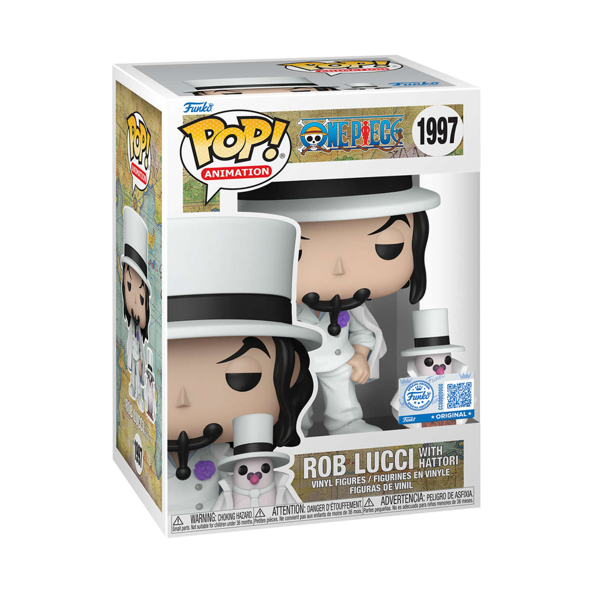 Rob Lucci with Hattori - One Piece Funko Pop Figure - Special Edition #1997