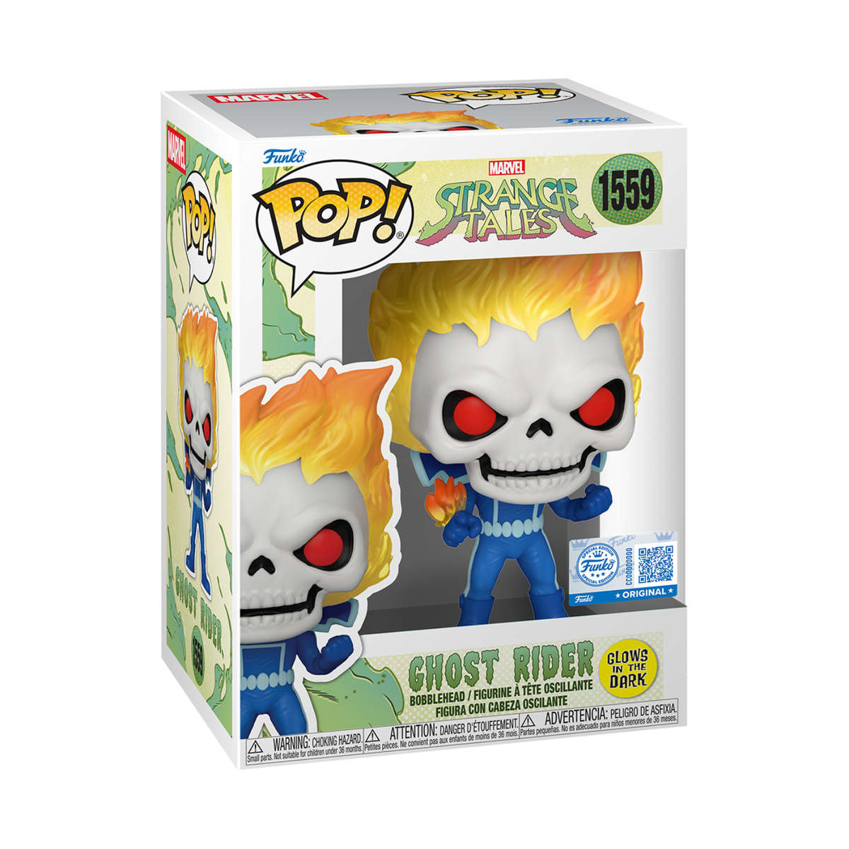 Ghost Rider - Marvel Strange Tales Funko Pop Figure - Special Edition #1559