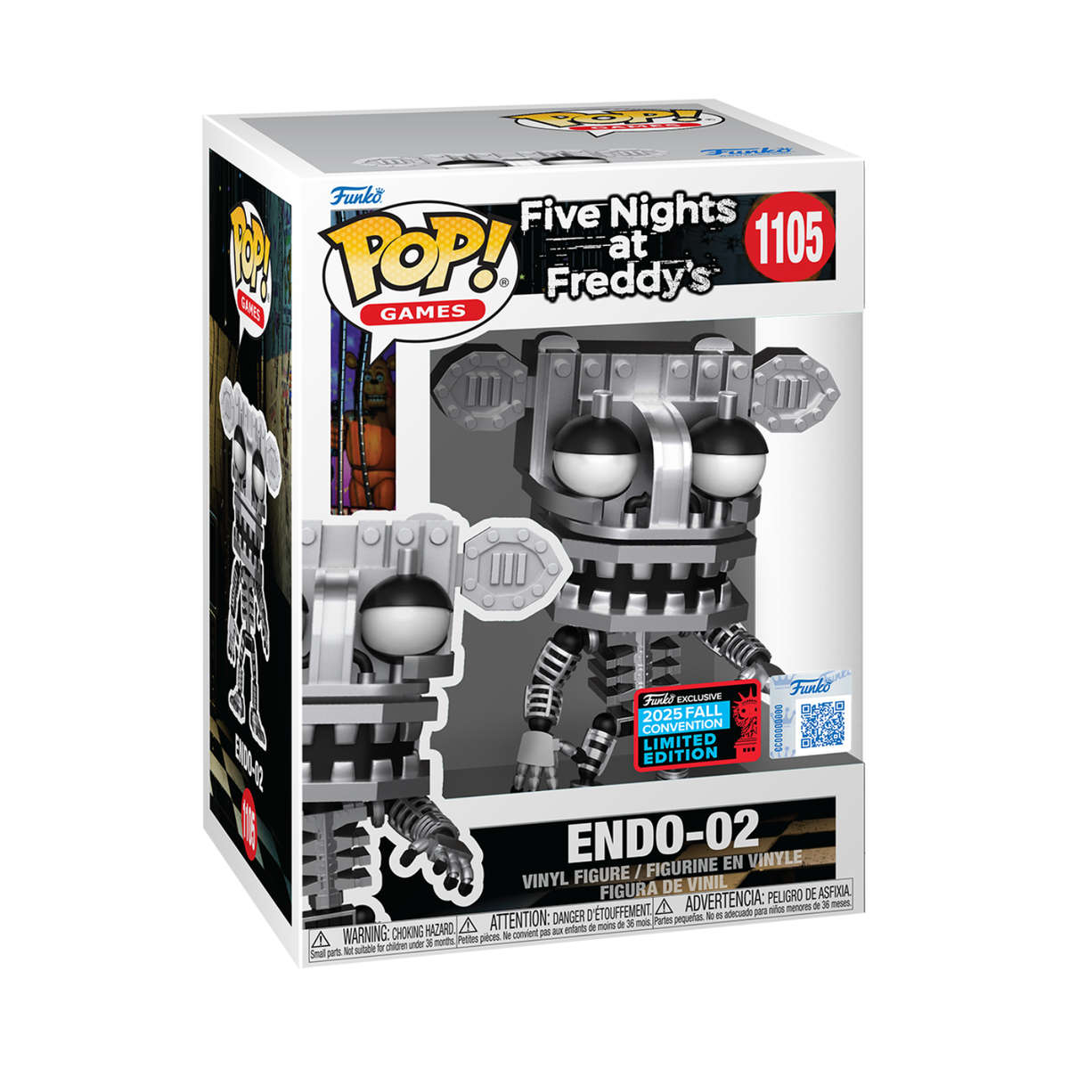 Endo-02 - Five Nights at Freddys Funko Pop Figure - 2025 Fall Convention #1105