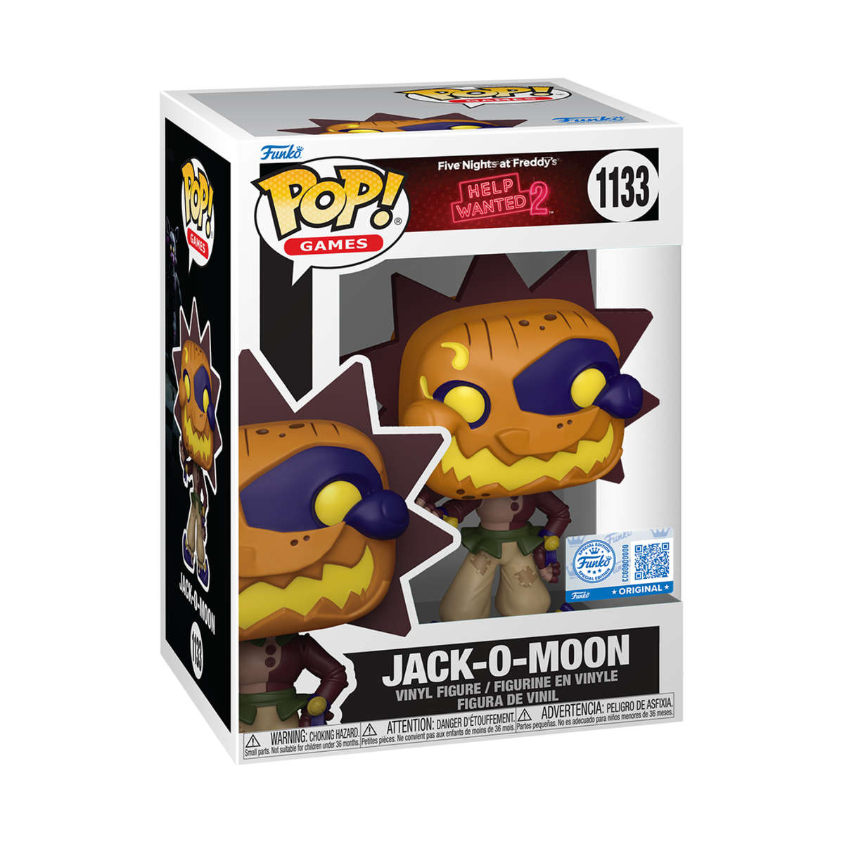 Jack-O-Moon - Five Nights at Freddys Funko Pop Figure - Special Edition #1133