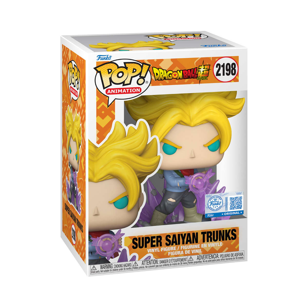 Super Saiyan Trunks - Dragon Ball Funko Pop Figure - Special Edition #2198