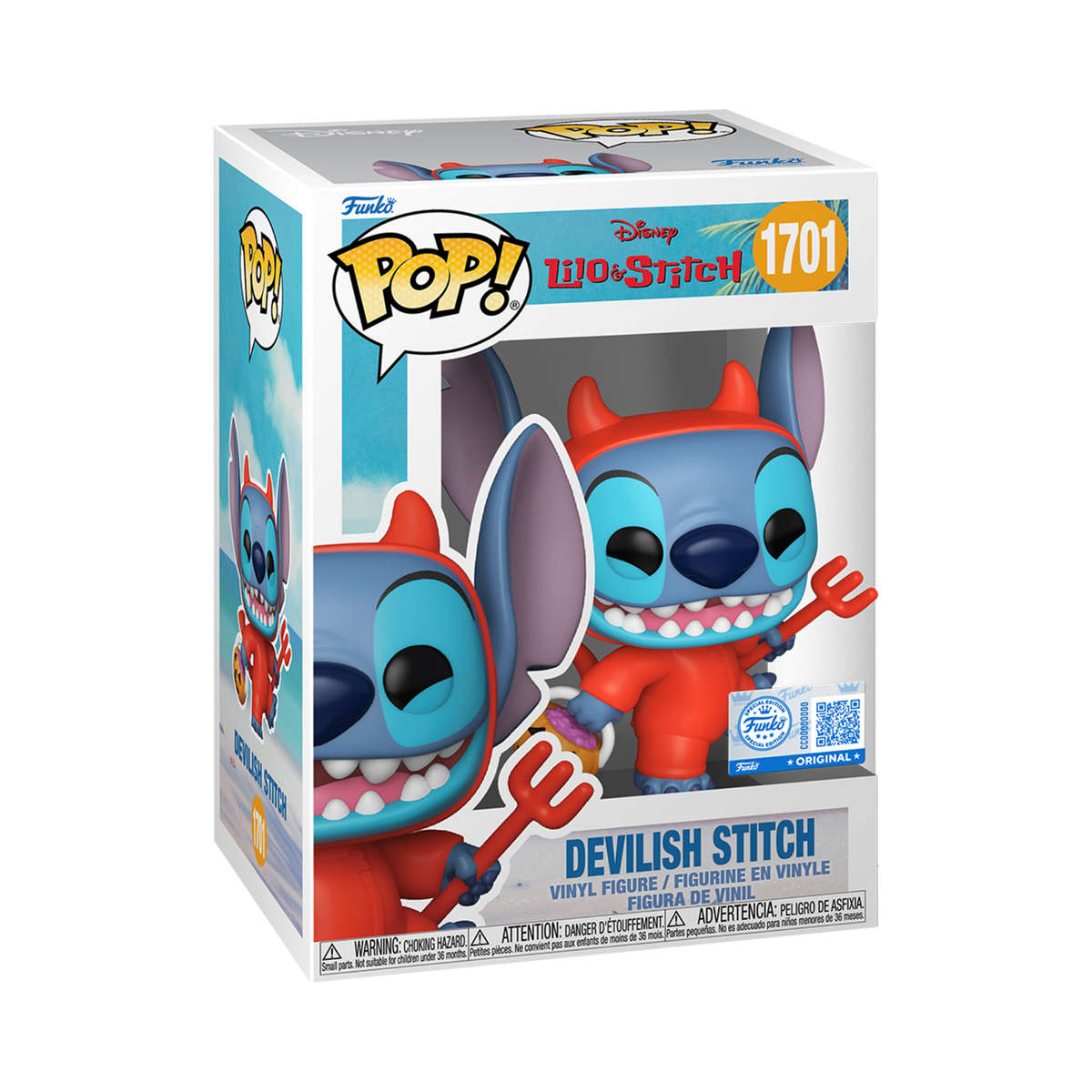 Devilish Stitch - Lilo & Stitch Funko Pop Figure - Special Edition #1701