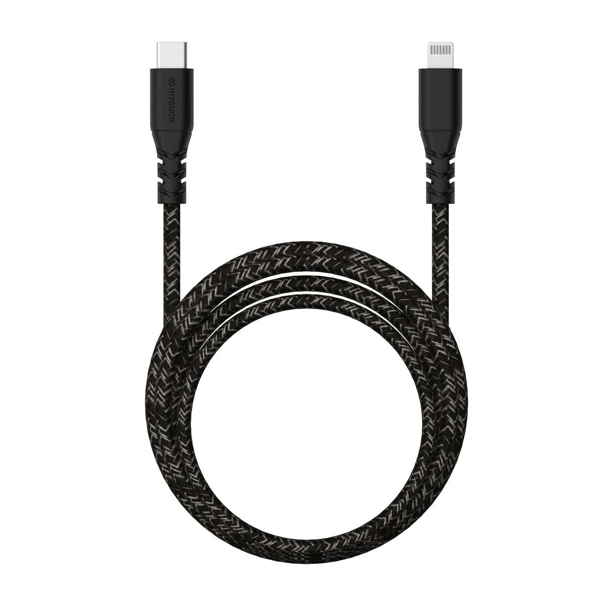 INTOUCH 30W Type C To Lightning Cable - 2m Black