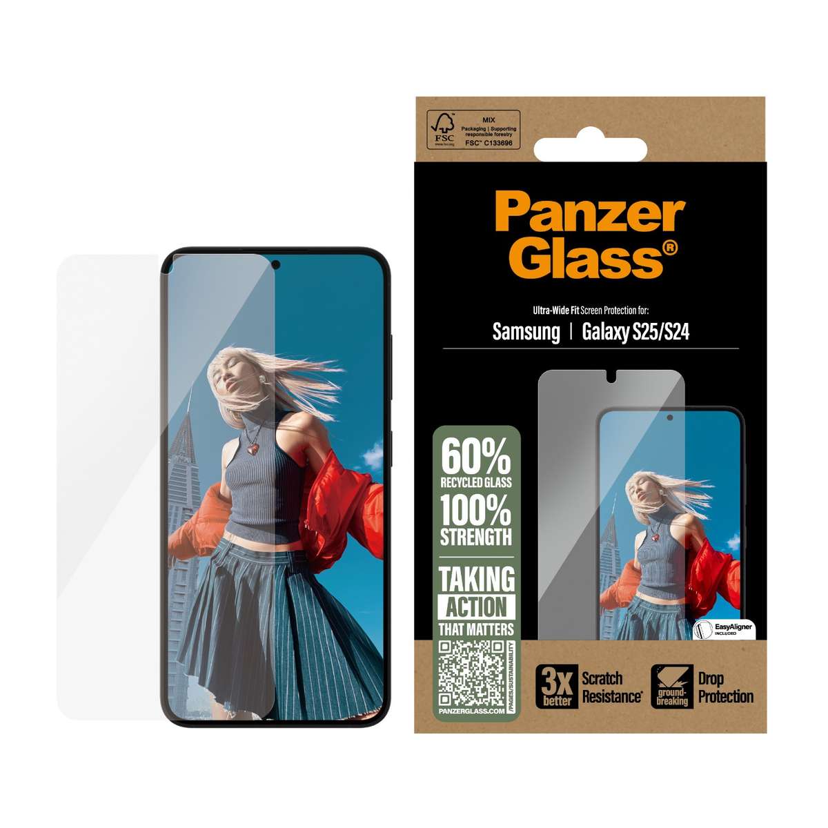 Samsung Galaxy (S25/S24) PanzerGlass Screen Protector