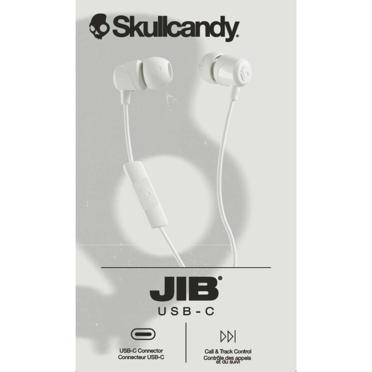 Skullcandy Jib® USB-C Wired In-Ear Earphones with Microphone - Bone