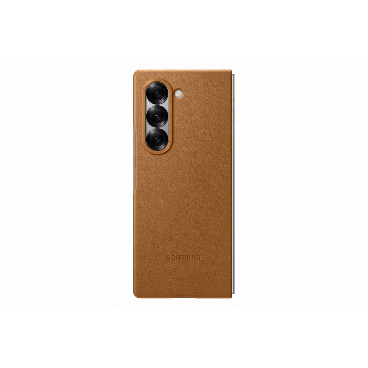 Official Samsung Galaxy Z Fold6 Vegan Leather Case  Tan