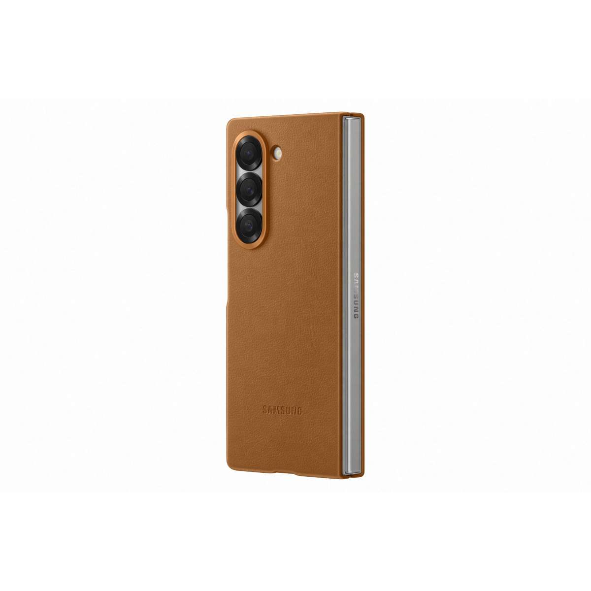 Official Samsung Galaxy Z Fold6 Vegan Leather Case  Tan