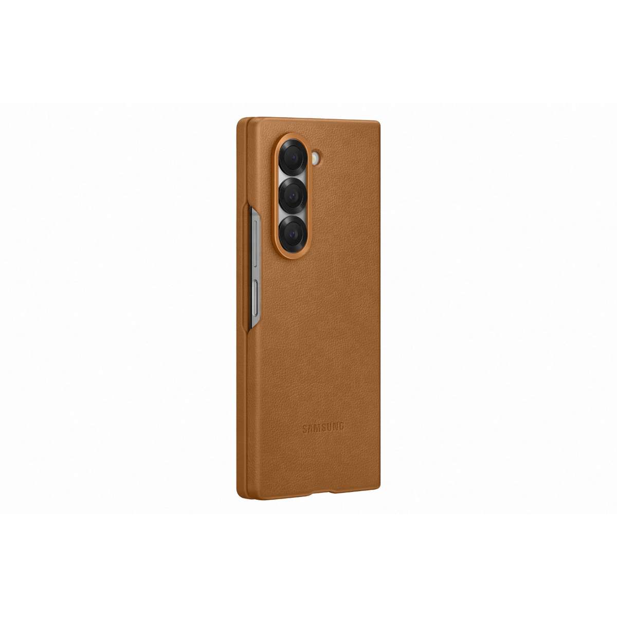 Official Samsung Galaxy Z Fold6 Vegan Leather Case  Tan