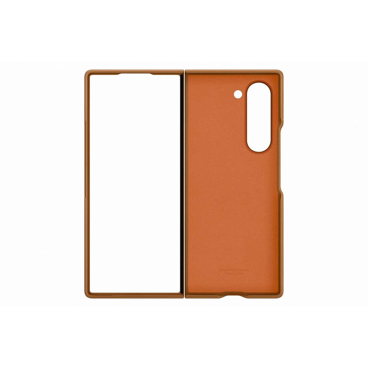 Official Samsung Galaxy Z Fold6 Vegan Leather Case  Tan