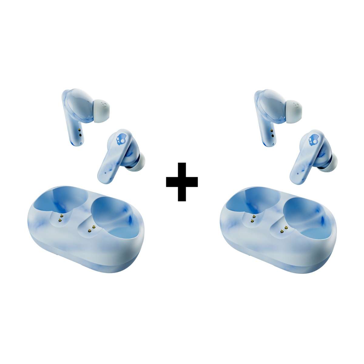 Skullcandy EcoBuds True Wireless Earbuds (2 Pack) - Glacier