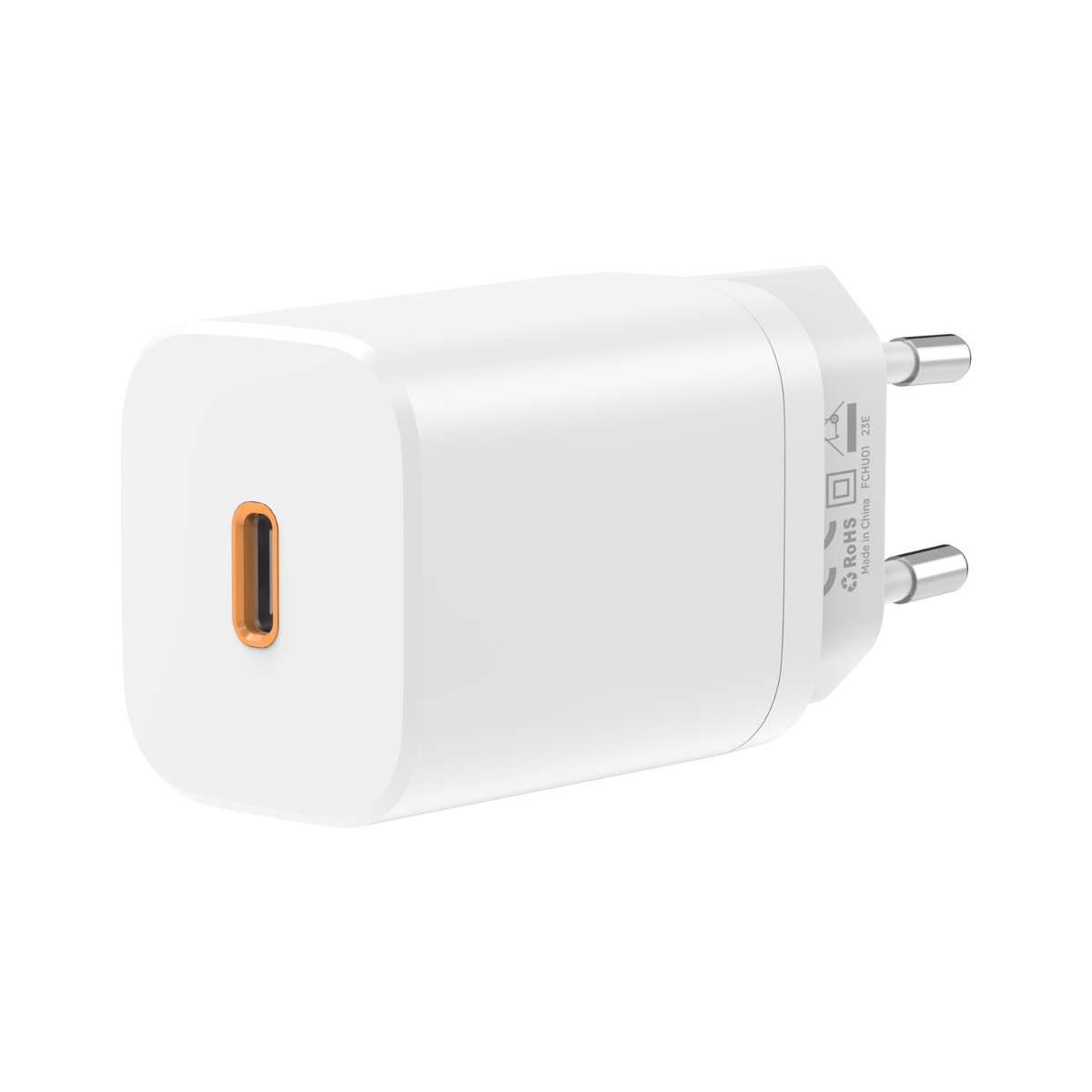 33W Snug PD GaN Wall Charger  1-Port White