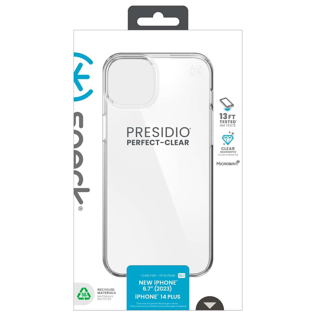 Apple iPhone 15 Plus Speck Presidio Perfect Clear Case