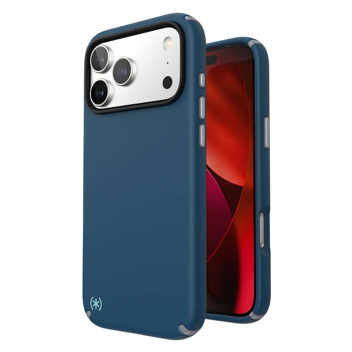 Apple iPhone 17 Pro Max Speck Presidio2 Pro MagSafe Case  Blue & Silver