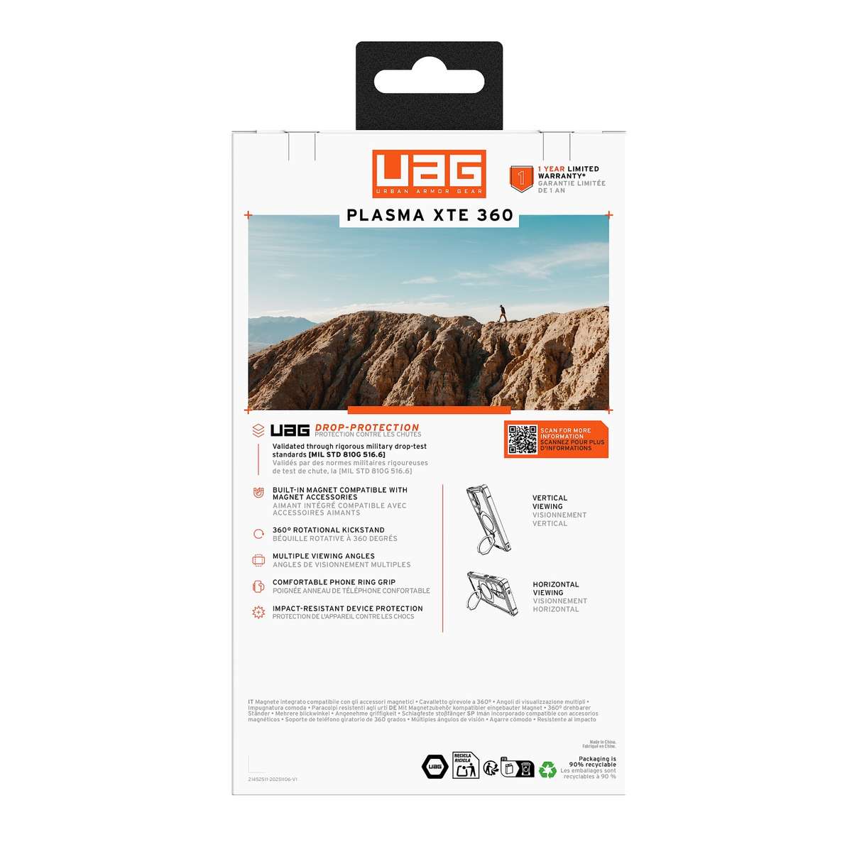 Samsung Galaxy S26 Ultra UAG Plasma XTE 360 Magnetic Case  Black