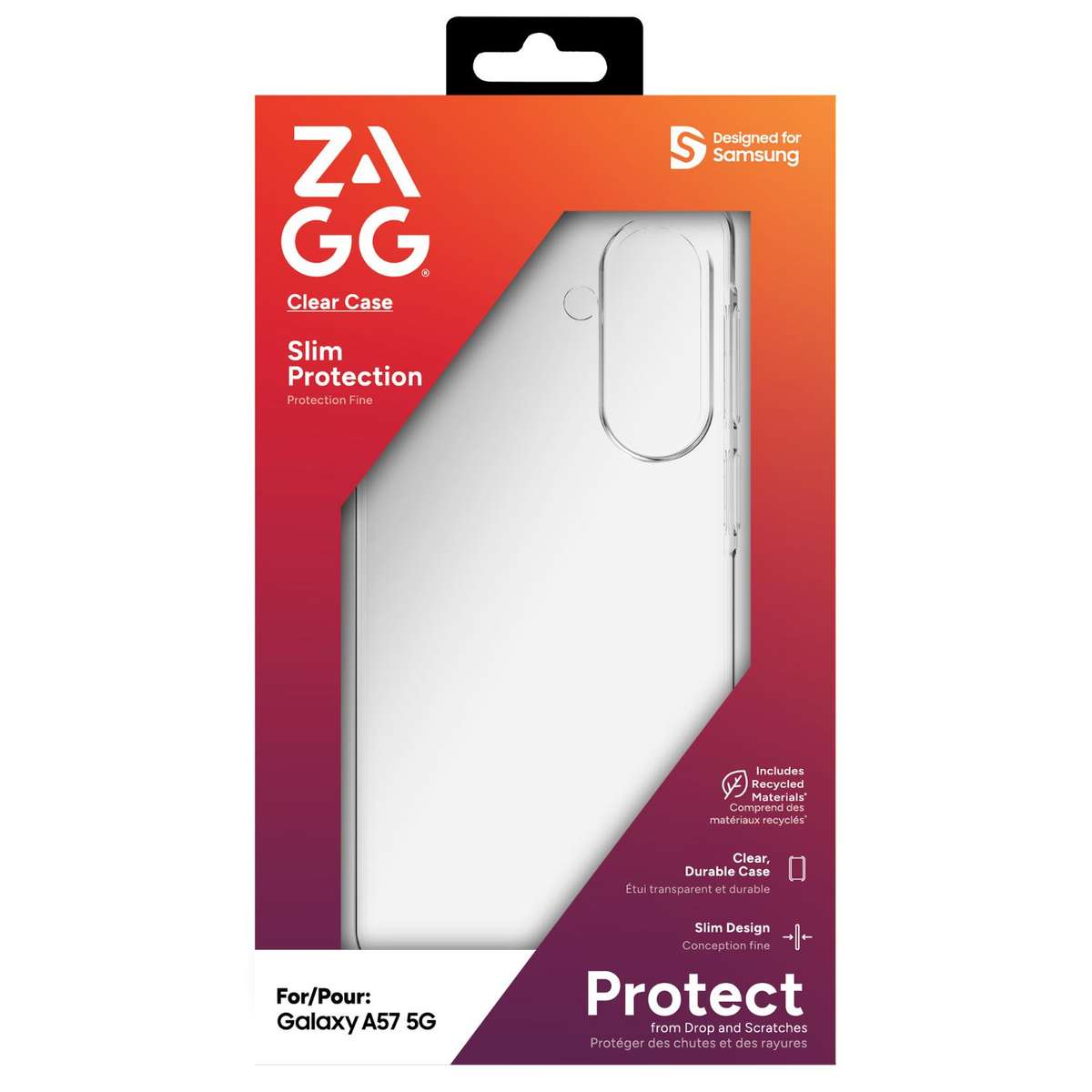 Samsung Galaxy A57 5G ZAGG Clear Case - Clear