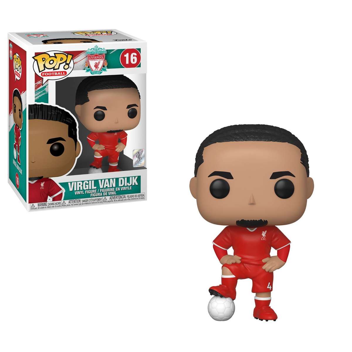 Virgil van Dijk  Liverpool Football Club Funko Pop Vinyl Figure #16