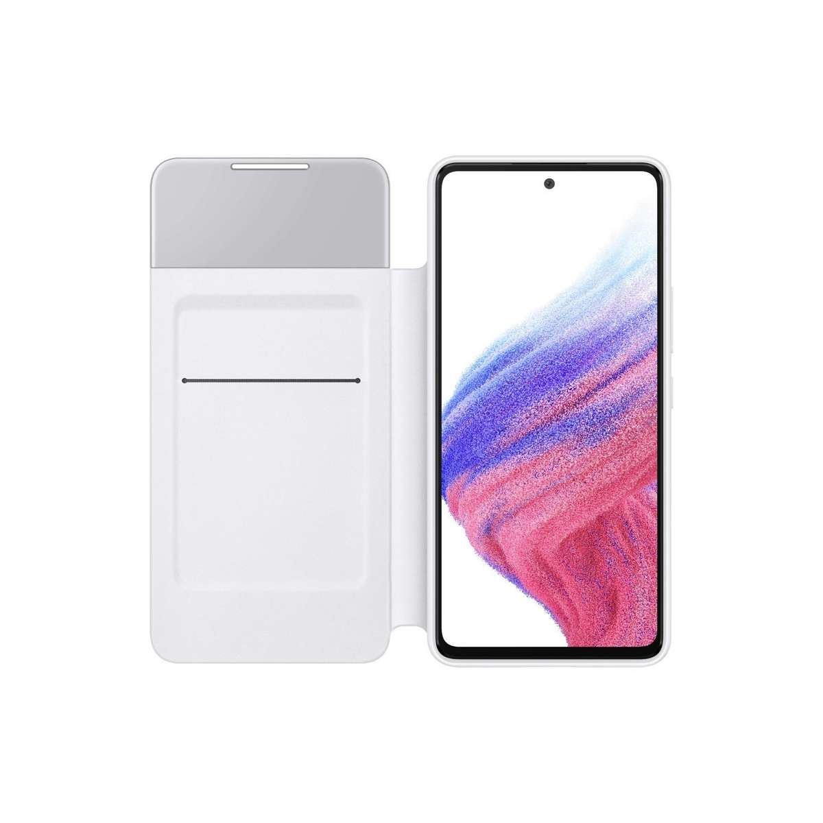 Samsung Galaxy A53 5G Samsung S-View Flip Cell Phone Case White