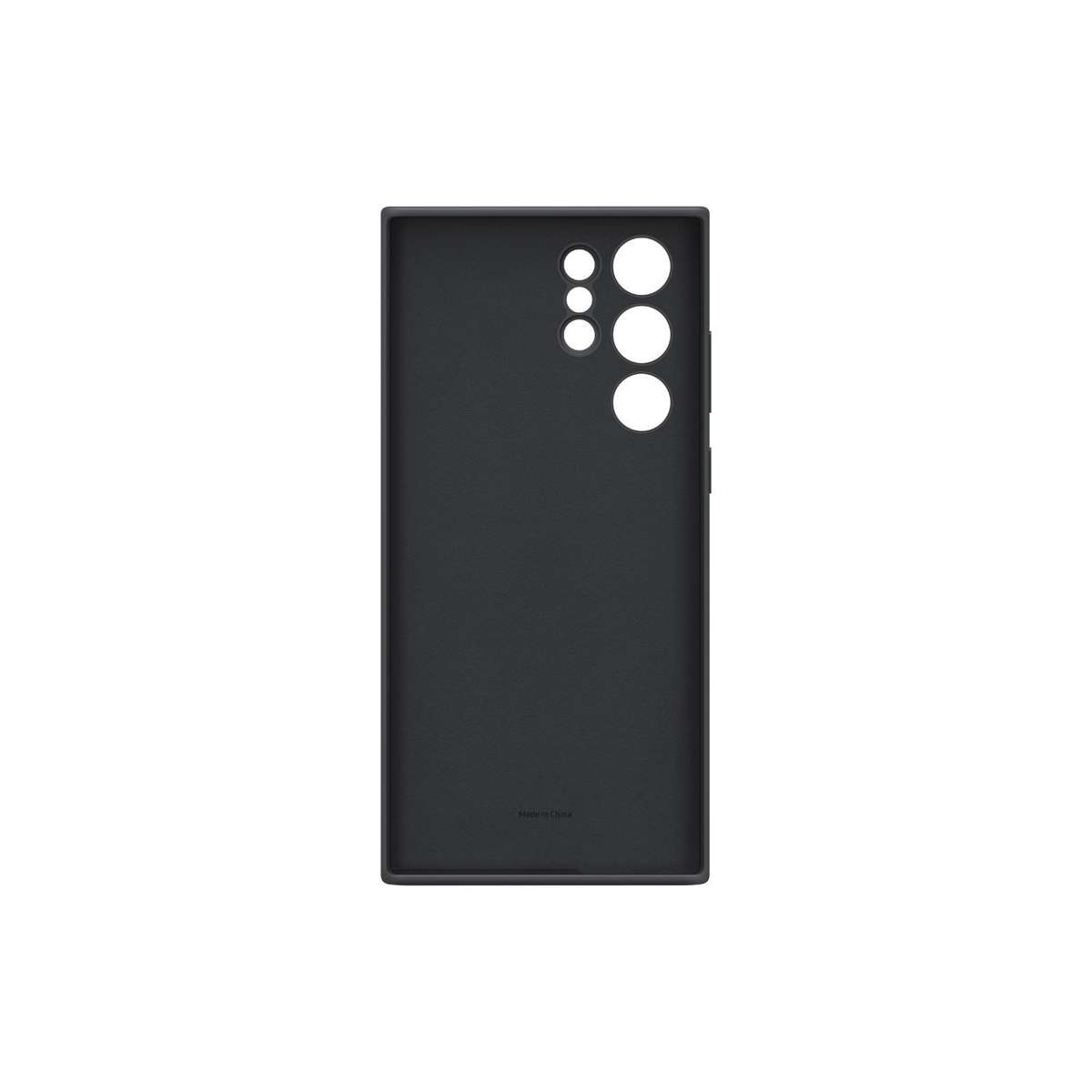 Original Samsung Galaxy S22 Ultra 5G Silicone Cell Phone Cover Black