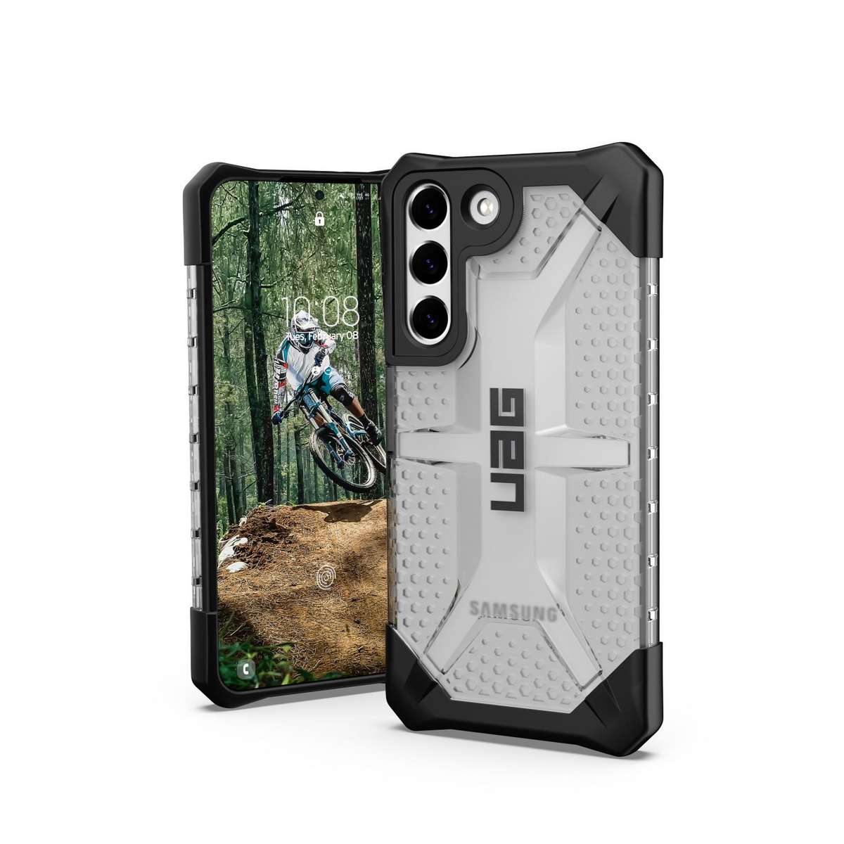 Samsung Galaxy S22 5G UAG Plasma Cell Phone Cover Ice