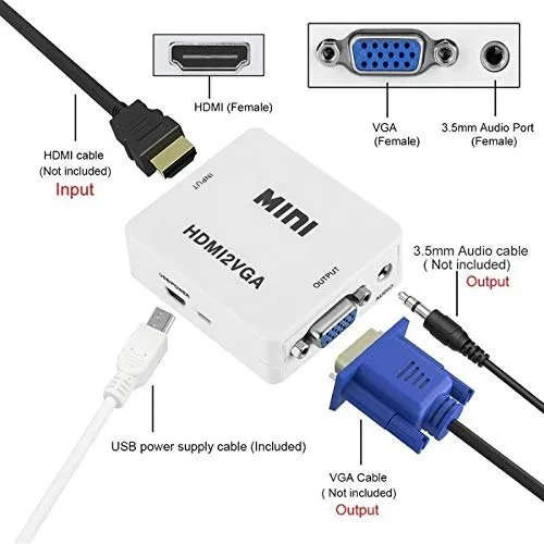 HDMI 2 VGA Converter