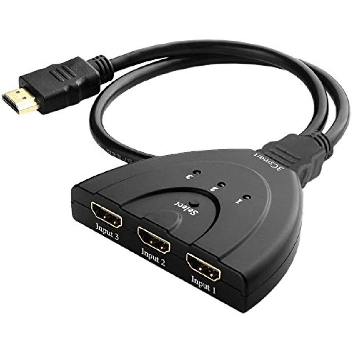 HDMI Switch 3 to1 1080p Pigtail