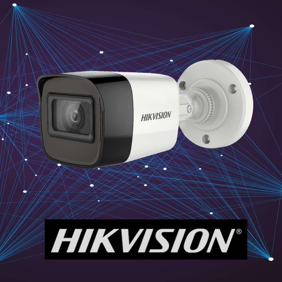 Hikvision 2MP HD Fixed Mini Bullet DS-2CE16DOT-EXIPF 2.8MM