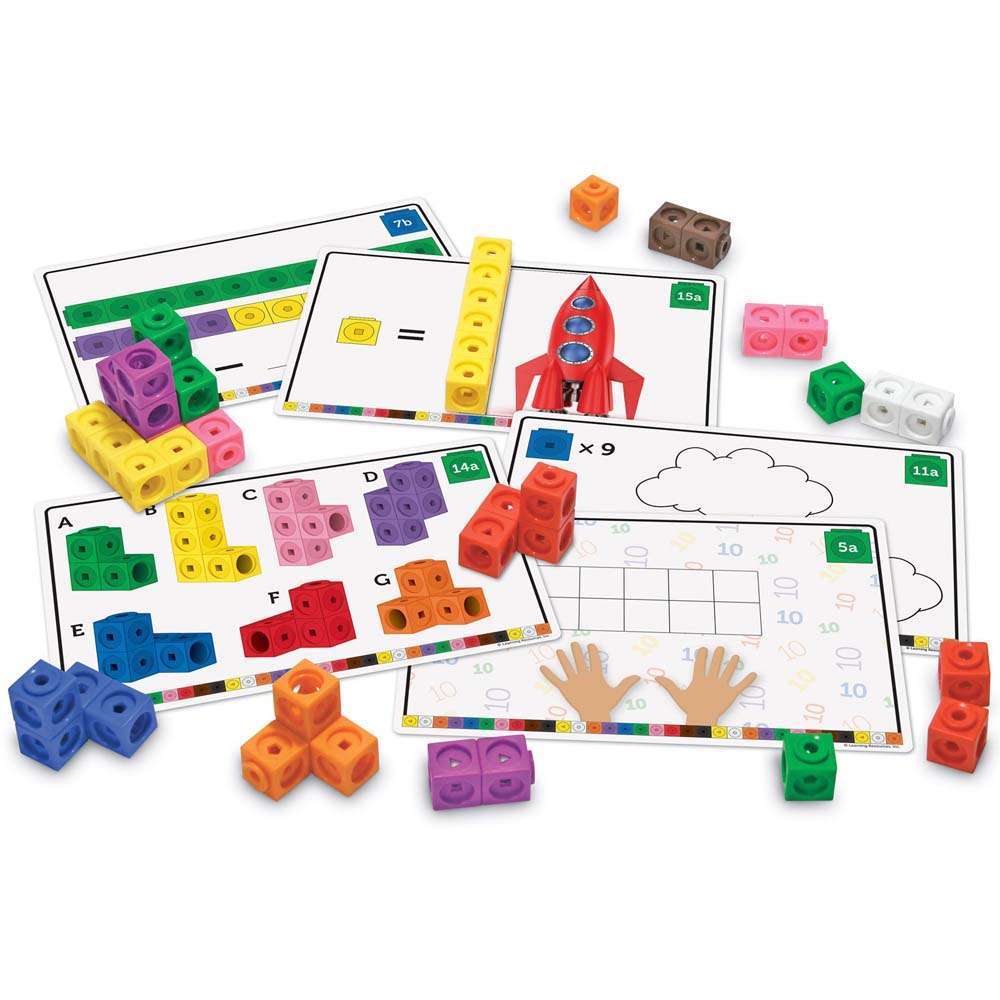 Learning Resources - MathLink Cubes Early Math Activity Set