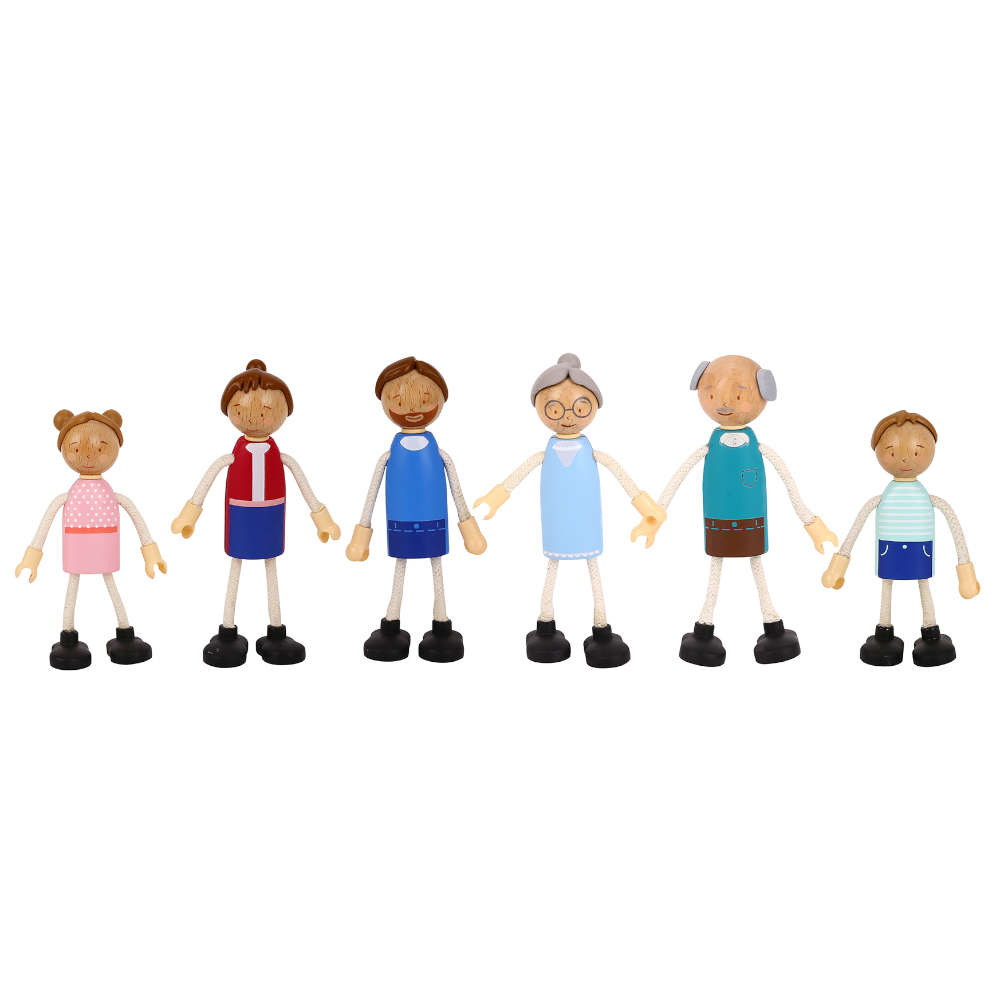 TookyToy - 3-Storey Doll House & Accessories