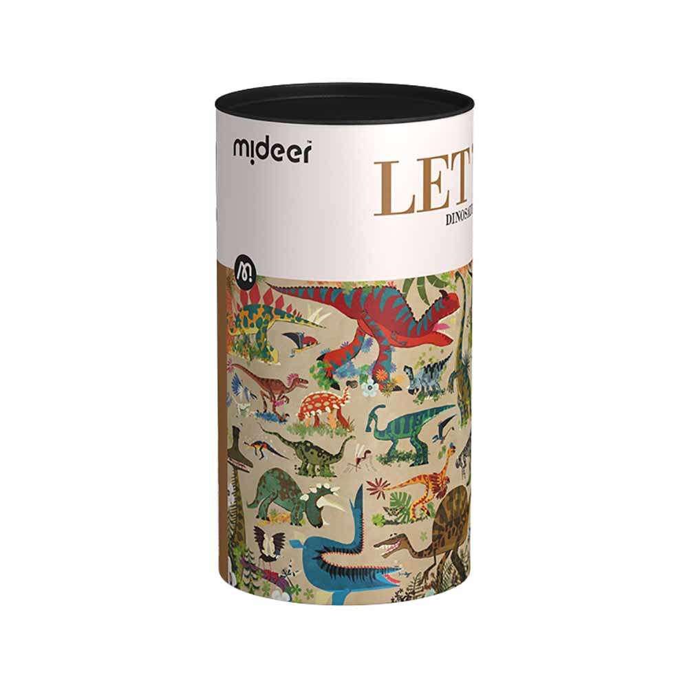 Mideer - Dino Land Let's Learn Puzzle: 126 Pieces