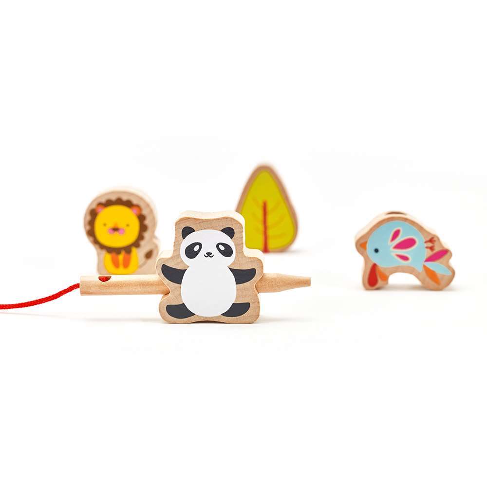 Classic World - Lacing Beads - Zoo - 13pcs