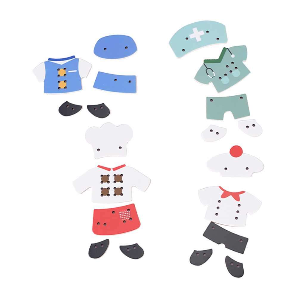 Classic World - 'My Job' Lacing Activity Set: Girl