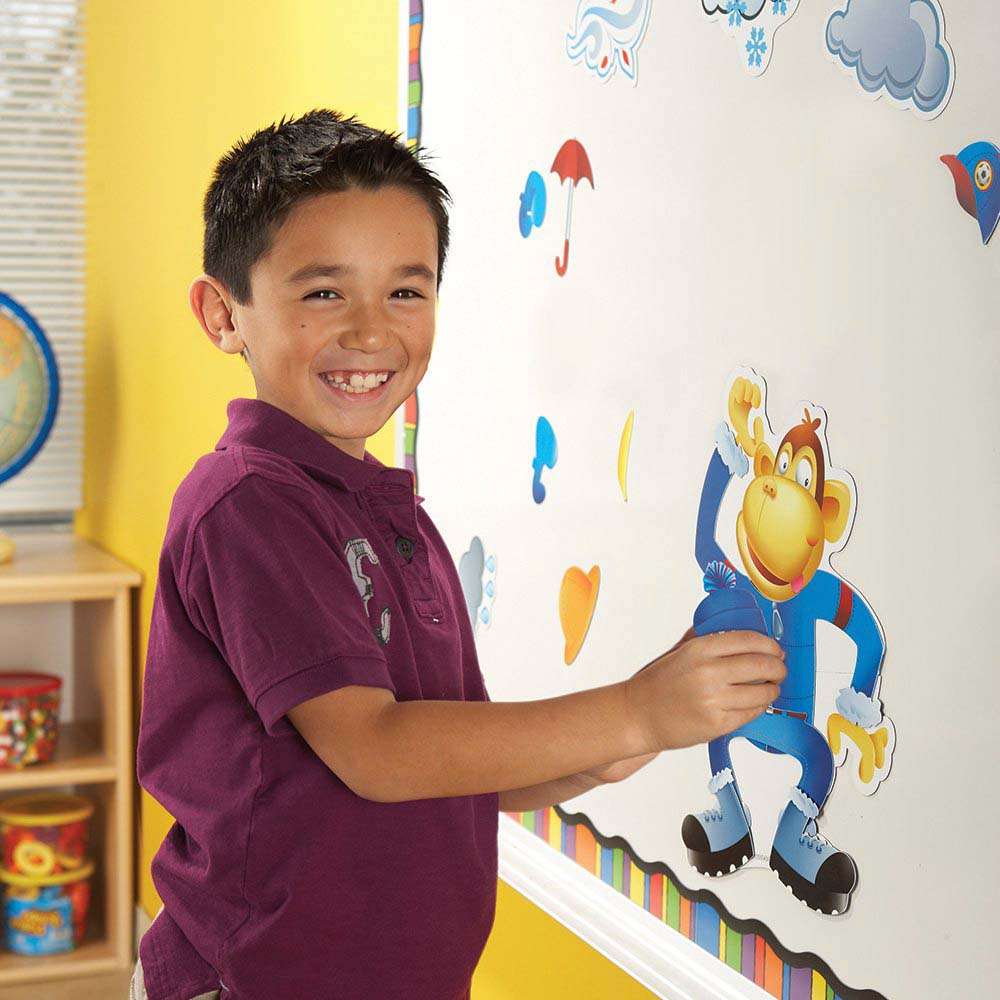 Learning Resources - Funky Monkey Forecast Magnetic Daily Weather Calendar