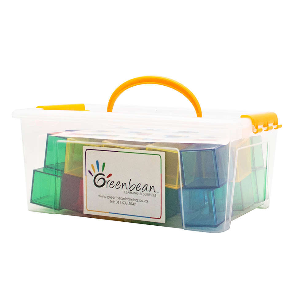 Greenbean - Crystal Rainbow Cube Set 36pcs Container