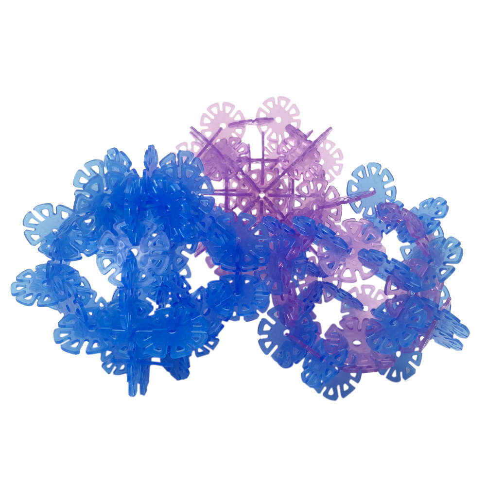 Greenbean - Translucent Daisy Disc Construction Set - 640pcs in Polybag