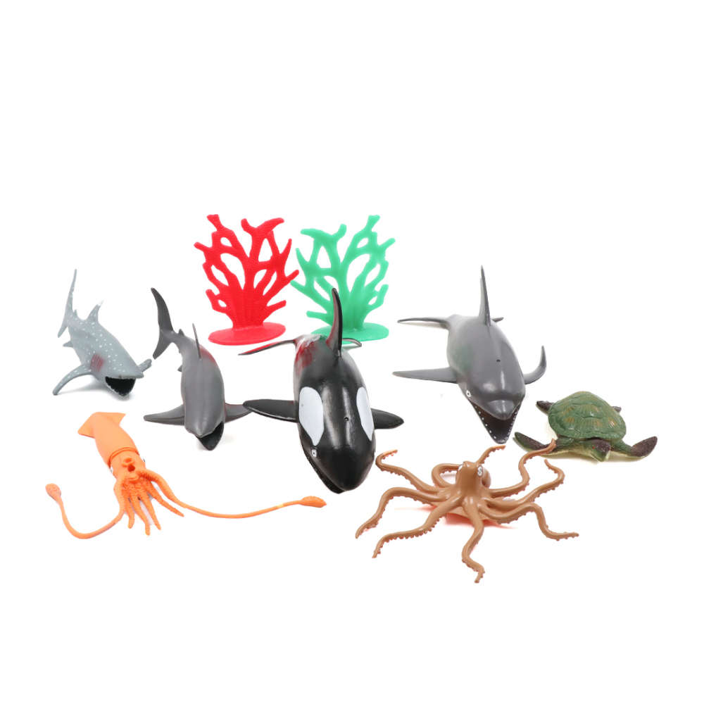 Greenbean - Ocean Animals Playset - 40pcs in Bucket