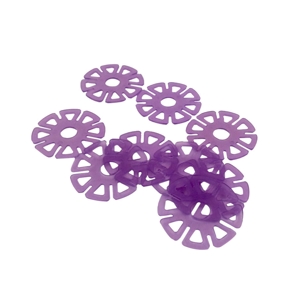 Greenbean - Translucent Daisy Disc Construction Set - 640pcs in Polybag