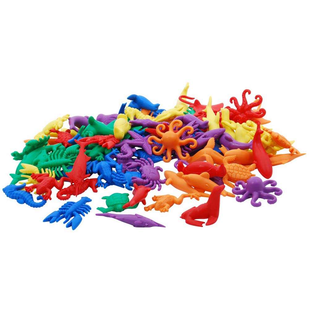 EDX Education - Counters - Aquatic 6 Colours - 84pcs Polybag