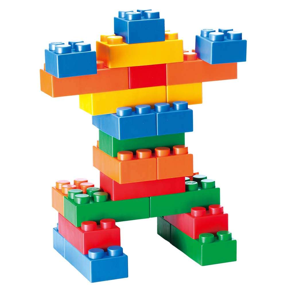 Greenbean - Jumbo Soft Blocks - Plump - 60pcs - Box