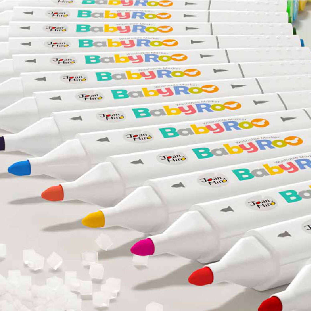 Jar Meló - Dual - Tip Washable Markers - 24 Colours