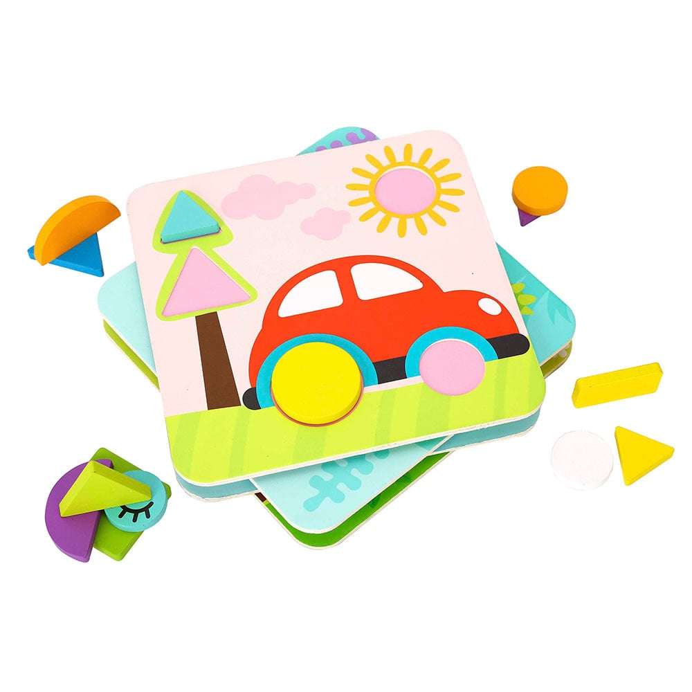 TookyToy - 4-in-1 Shape Puzzles
