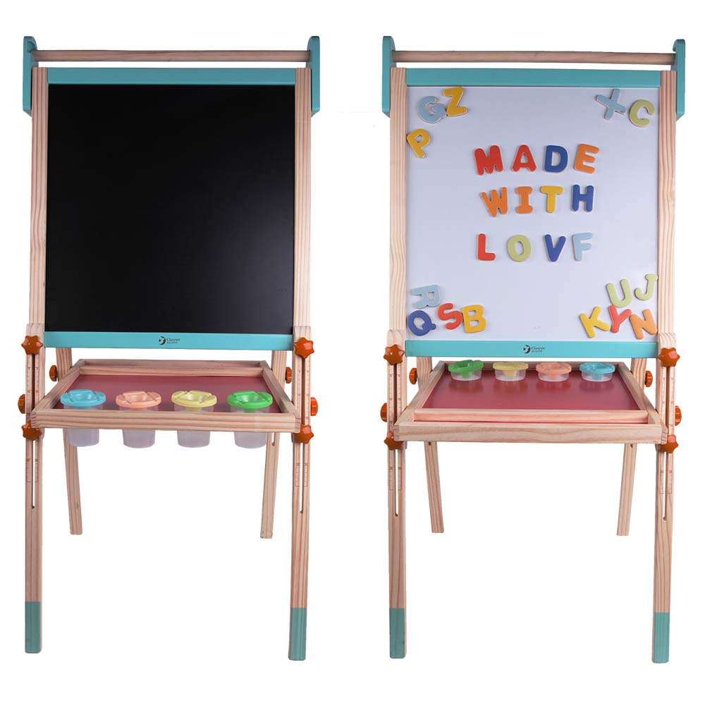 Classic World - Multi-Functional Art Easel & Blackboard - 54 x 45 x 113cm
