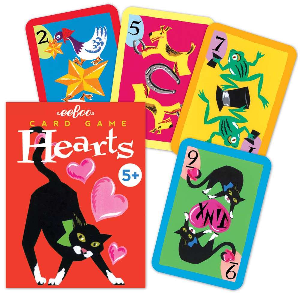 eeBoo - Hearts Playing Cards
