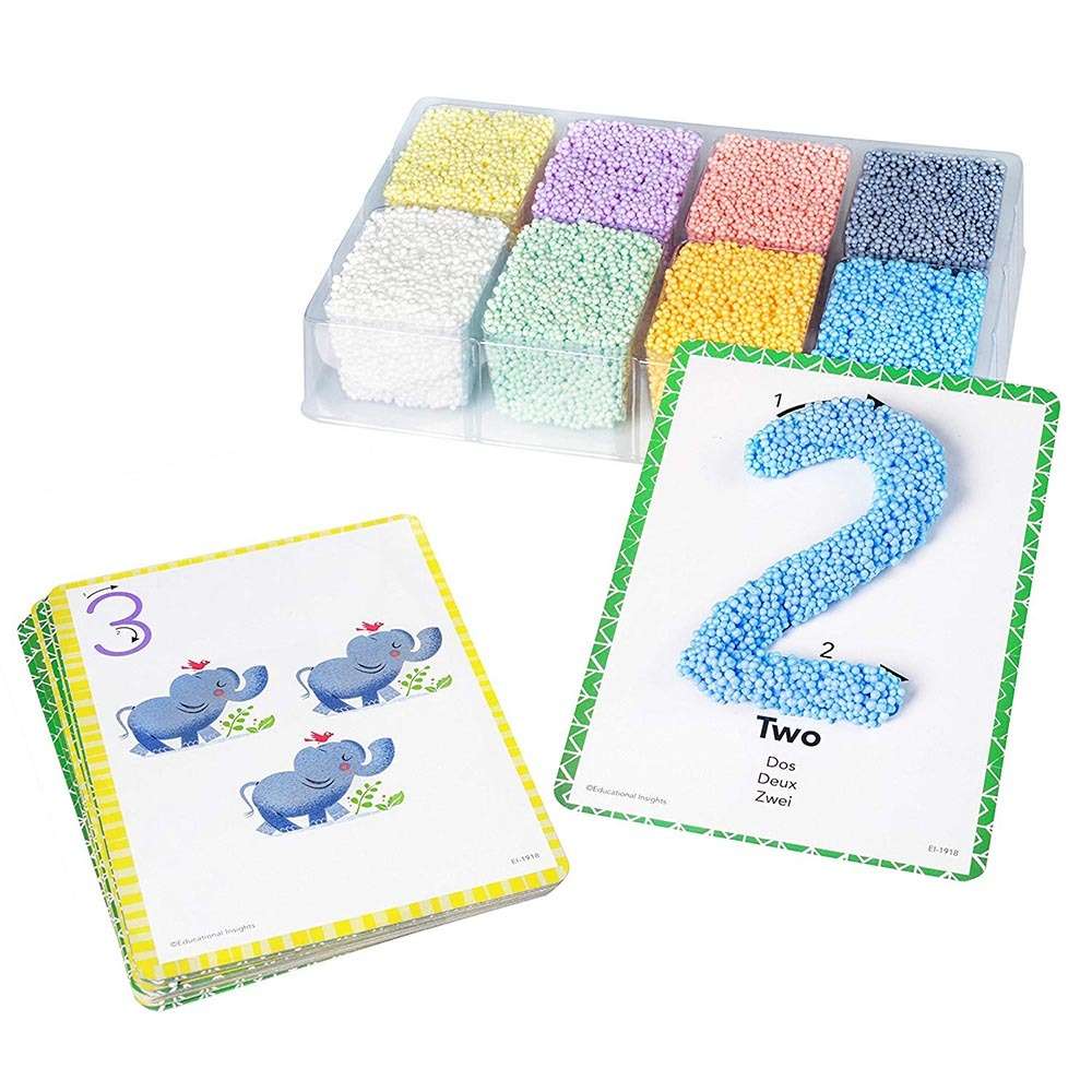 Educational Insights - Playfoam® Sensory Dough - Shape & Learn Numbers Set