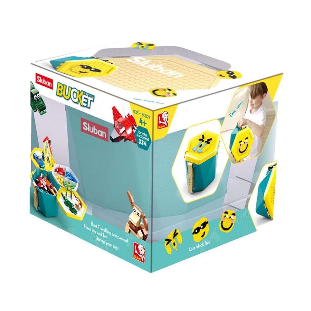 Sluban Building Set: Block Bucket - Boy Range - 1pcs