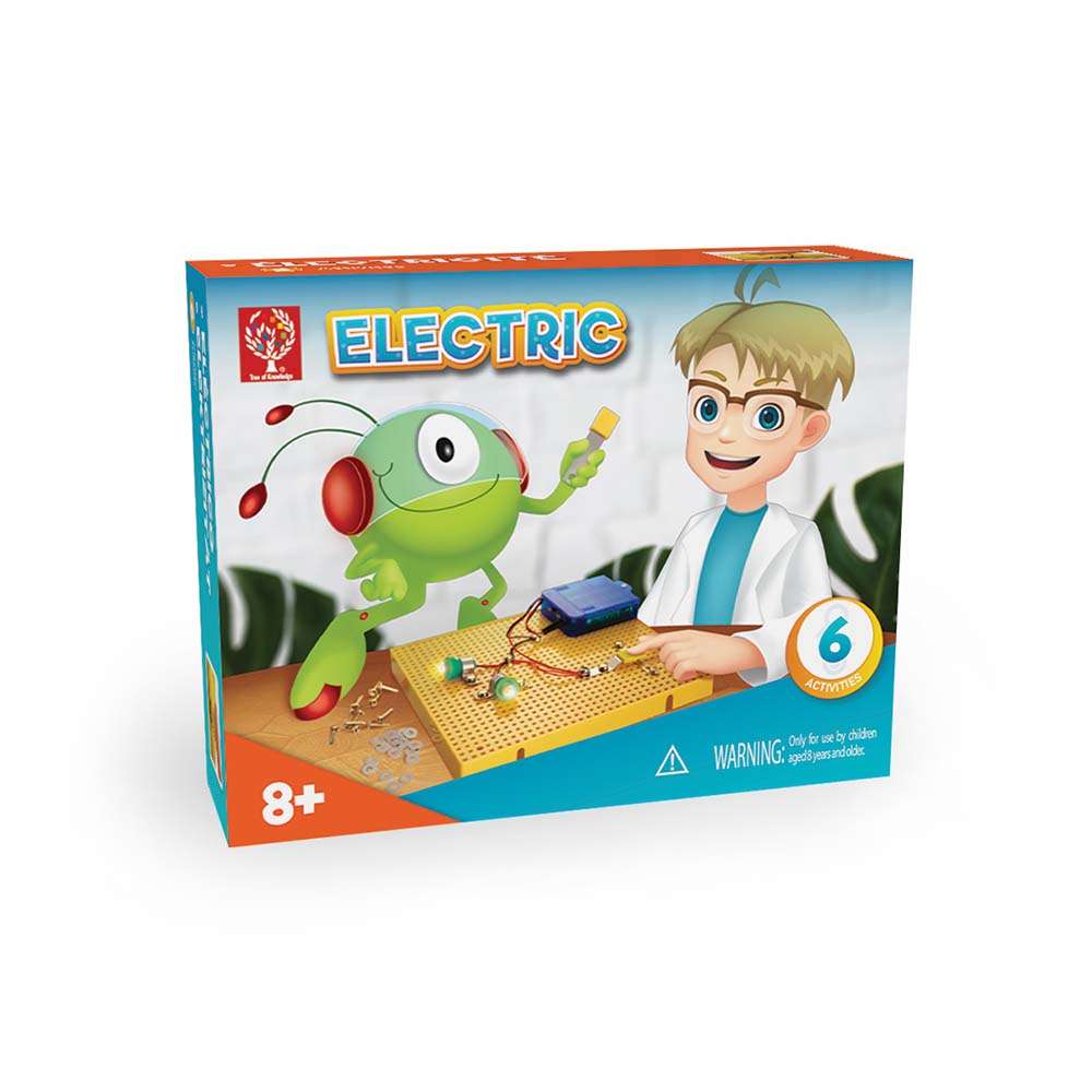 Edu-Toys - Electric Circuit - 6 Activities - Educational Science Learning Kit for Kids