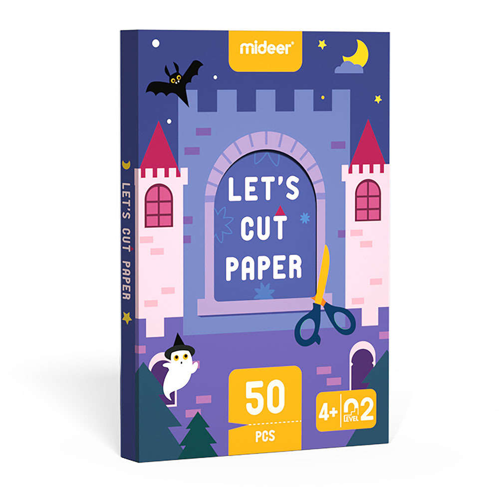 Mideer - Let's Cut Paper Arts & Crafts Kit: Intermediate Level