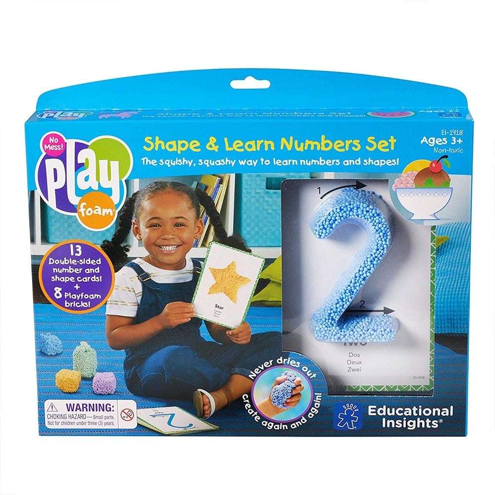 Educational Insights - Playfoam® Sensory Dough - Shape & Learn Numbers Set